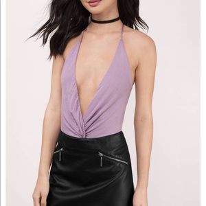 Purple bodysuit
